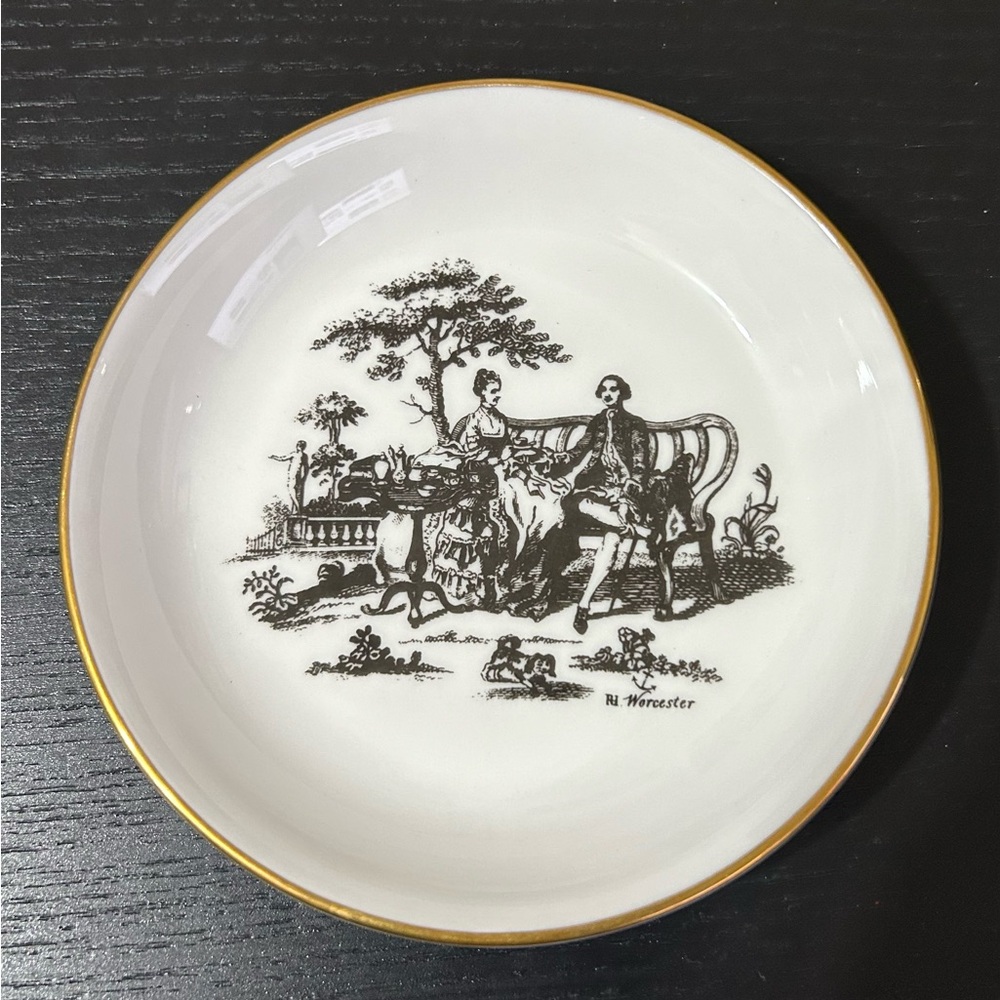 Royal Worcester 250th anniversary trinket plate